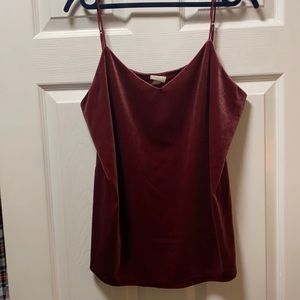 A New Day | velvet tank top - size L